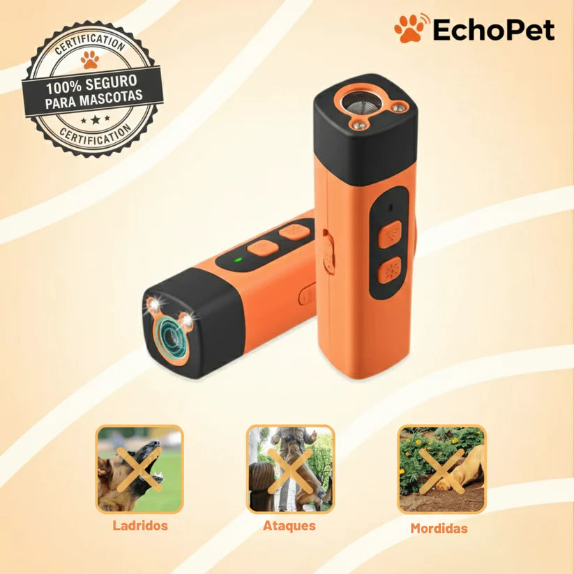 EchoPet™ - Dispositivo de Entrenamiento Ultrasónico y Control de Conducta